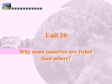 Why Are Some Nations Rich?