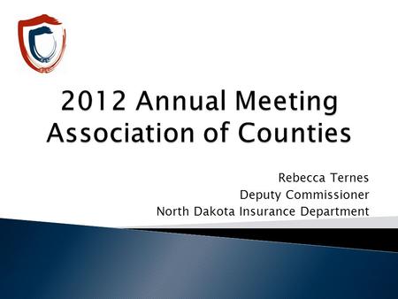 2012 Annual Meeting Association of Counties