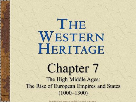 The Rise of European Empires and States (1000–1300)