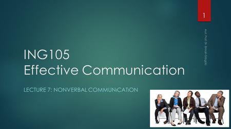 ING105 Effective Communication