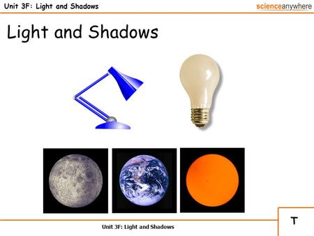 Unit 3F: Light and Shadows Light and Shadows T. Unit 3F: Light and Shadows Unit 3F: Vocabulary Useful Words Transparent Opaque Shadow Block Direction.