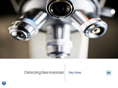 1 Detecting fake materials Key clues. 2 Fraudulent box Labeling mistakes A missing icon could mean the label is fake, but the 0335 date code on a brand.