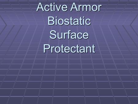 Nanotech Active Armor BiostaticSurfaceProtectant.