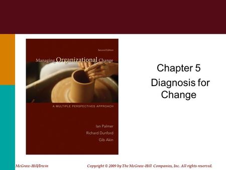 Chapter 5 Diagnosis for Change McGraw-Hill/Irwin