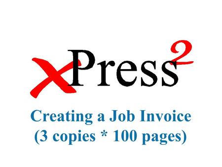 Creating a Job Invoice 3 copies * 100 pages)). Select the Picture icon from the Toolbox Add a PDF as background.