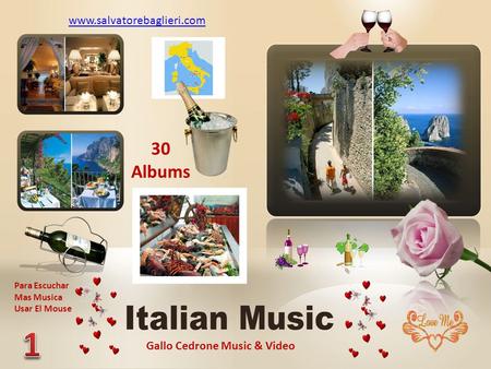 Gallo Cedrone Music & Video 30 Albums www.salvatorebaglieri.com Para Escuchar Mas Musica Usar El Mouse.