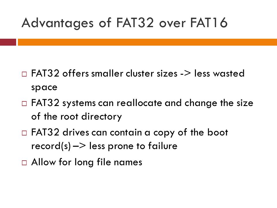 Advantages Of Ntfs Over Fat 77