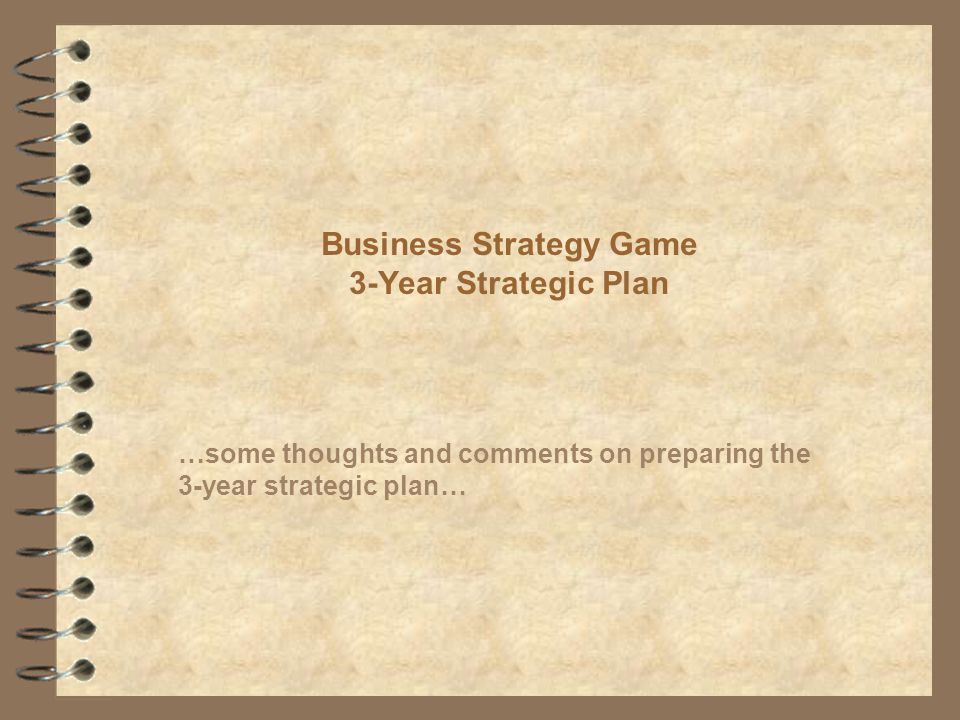 3 Year Strategy Plan Template from slideplayer.com