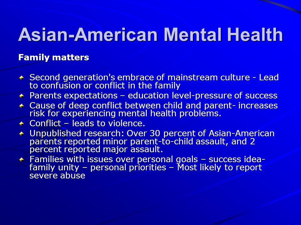Asian Americans And Mental Health 101