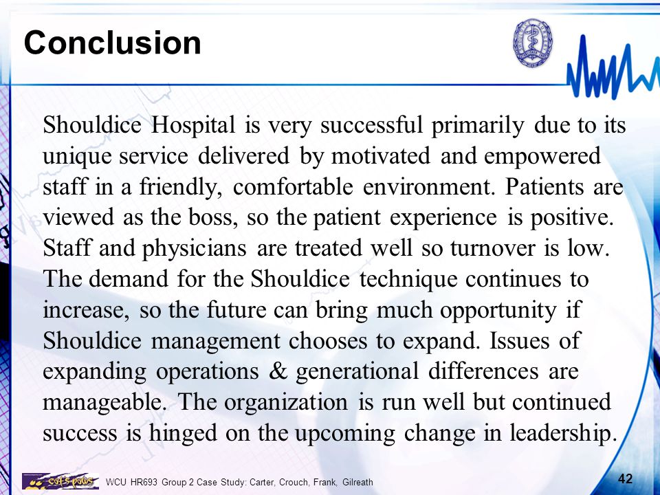 Define the service model for shouldice hospital