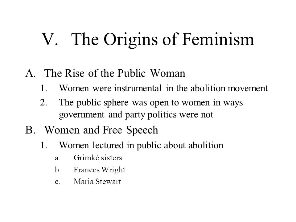 Frances Wright and Feminism
