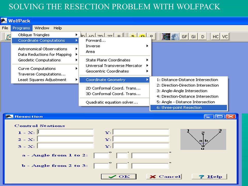 How to use wolfpack surveying software