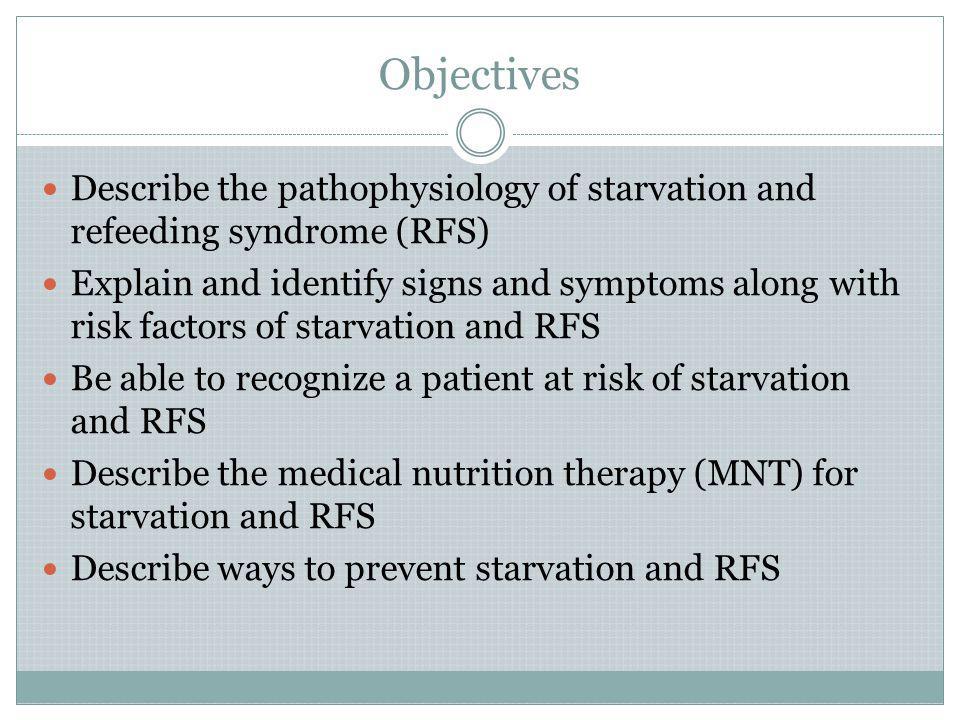 Diet For Refeeding Syndrome Definition