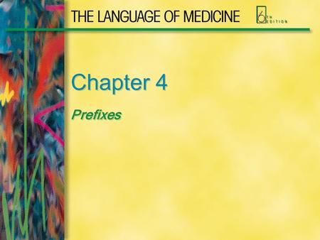Chapter 4 Prefixes. Chap 4- Prefix Adrenal glands- endocrine glands located at the top of the kidneys; secretes hormones (ex: adrenaline) Antibiotic-