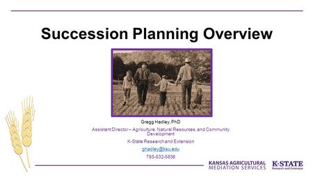 Succession Planning Overview