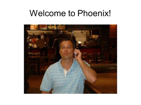 Welcome to Phoenix!. Cocktails at the Airport Chili’s.