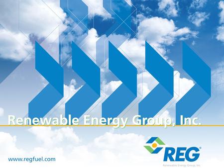 Copyright © 2006. Renewable Energy Group, Inc. 1.