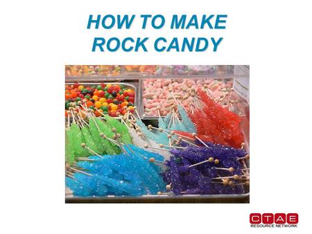 HOW TO MAKE ROCK CANDY. Rock candy is a simple sugar candy that can double as a science experiment. The process can take up to a week, but it’s fun to.