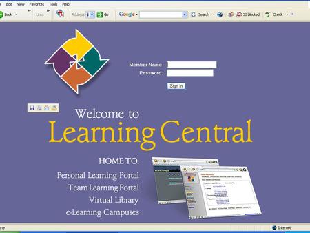 ePortfolio Tool Used by University of Tennessee Educators UT Educators have identified Learning Central as a excellent instrument for supporting students.