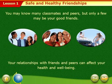 Safe and Healthy Friendships