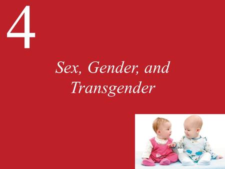 Sex, Gender, and Transgender