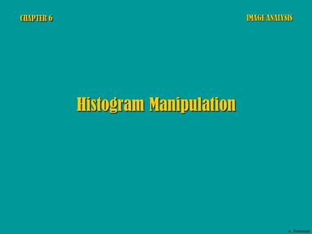 Histogram Manipulation