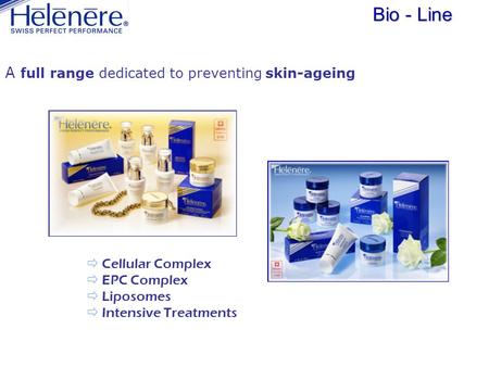 A full range dedicated to preventing skin-ageing Cellular Complex EPC Complex Liposomes Intensive Treatments Bio - Line.