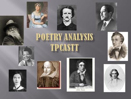 Poetry Analysis TPCASTT