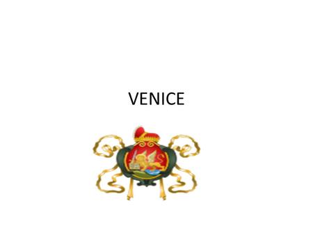 VENICE. Venice Venice is a city in northeastern Italy sited on a group of 118 small islands separated by canals and linked by bridges. It is located in.
