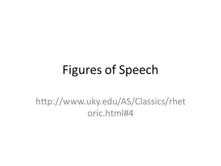 Figures of Speech  oric.html#4.