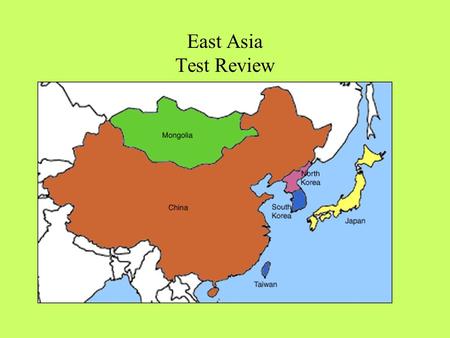 East Asia Test Review. How did the Silk Road affect East Asia? Cultural Diffusion.