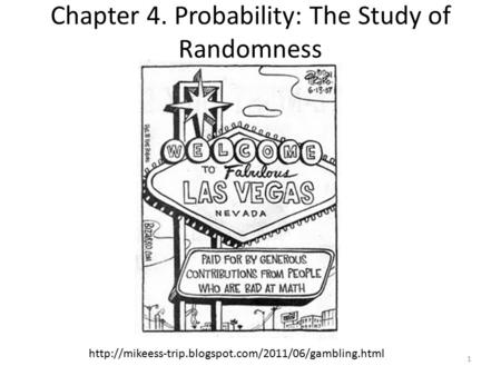 Chapter 4. Probability: The Study of Randomness