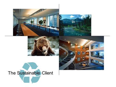 The Sustainable Client. Communication Opportunity Time Sustainable Window.