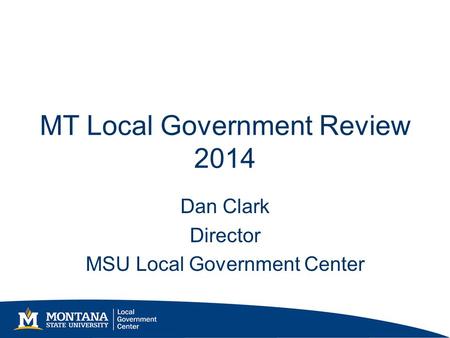 MT Local Government Review 2014