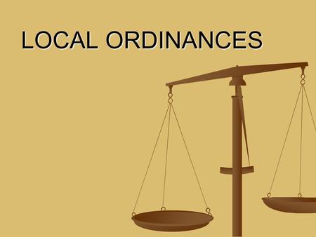 LOCAL ORDINANCES. ORDINANCE NO. 790 ► AN ORDINANCE TO AMEND SECTION SIX OF ORDINANCE NO. 238 SERIES OF 1957, ENTITLED “AN ORDINANCE GOVERNING THE CONSTRUCTION,