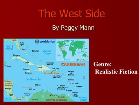 The West Side By Peggy Mann Genre: Realistic Fiction.