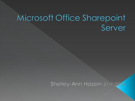  Introductions  What is Sharepoint?  Features of Sharepoint  Features implemented in TCL Group  Awareness of Sharepoint  Moss Champions  Objectives.