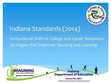 Indiana Standards (2014) Instructional Shifts in College and Career Readiness: Strategies that Empower Teaching and Learning.