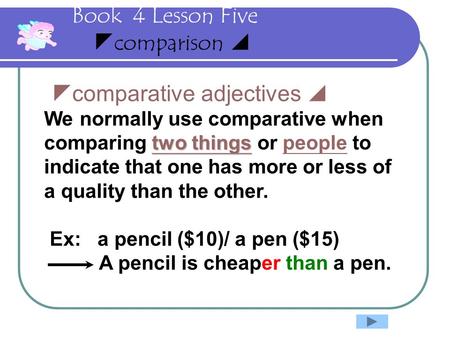 comparative adjectives 