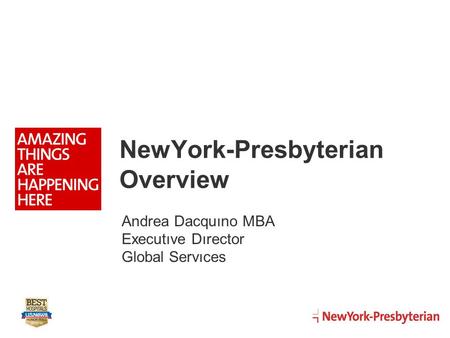 NewYork-Presbyterian (NYP)