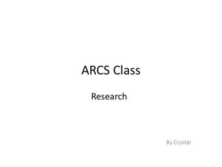 ARCS Class By Crystal Research. Fashion jewelry in 2014 My project is to do a set of clothes.