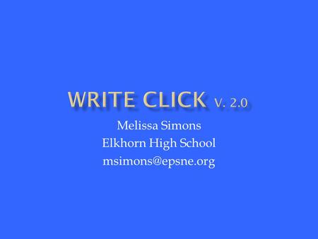 Melissa Simons Elkhorn High School