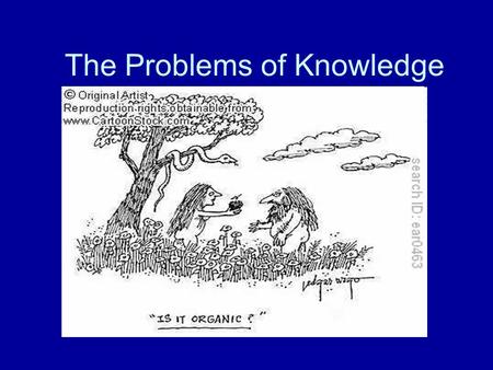 The Problems of Knowledge