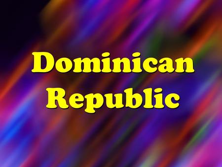 Dominican Republic. Map of the Dominican Republic.