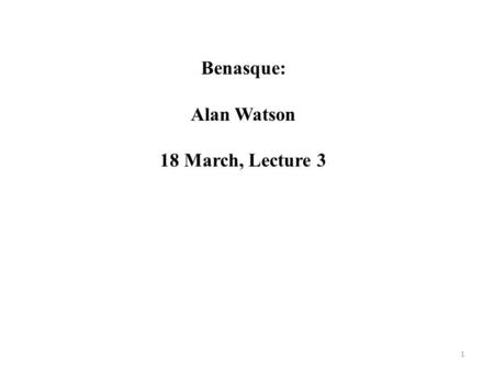 Benasque: Alan Watson 18 March, Lecture 3 1. 2 3 Spectrum measured by different method using inclined shower 60 < θ < 80 ° submitted for publication.