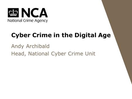 Cyber Crime in the Digital Age