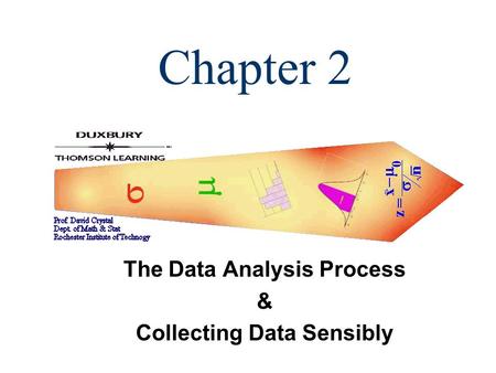 The Data Analysis Process & Collecting Data Sensibly