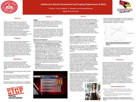 Nicholas Strong Illinois State University Abstract Adolescent work experiences may undermine development (e.g., Mortimer & Staff, 2004) and influence adolescents’