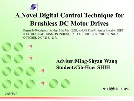 A Novel Digital Control Technique for Brushless DC Motor Drives