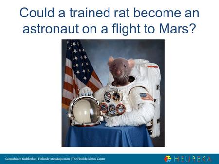 Could a trained rat become an astronaut on a flight to Mars?